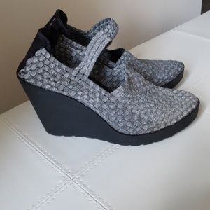 STEVEN by Steve Madden Gunmetal Stretch We…